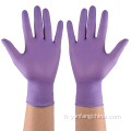 Gants en nitrile d'examen sans poudre jetables